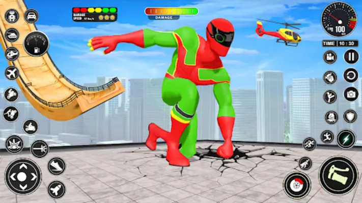 Rope Superhero Games Rope Hero android App screenshot 1