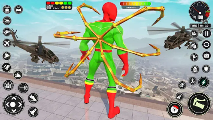 Rope Superhero Games Rope Hero android App screenshot 2