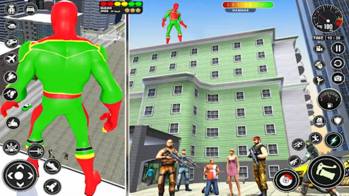 Rope Superhero Games Rope Hero android App screenshot 4