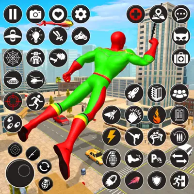 Rope Superhero Games Rope Hero android App screenshot 8